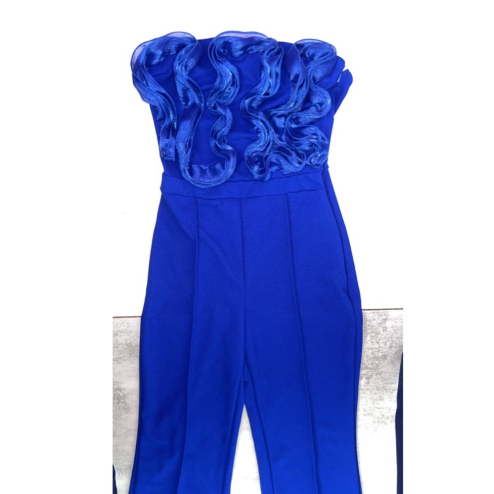 Shein Blue Jumpsuit - Picture 6 of 9